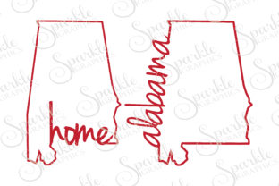Alabama Home Cut Files: Premium Graphics for Crafts & Branding