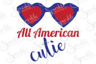 All American Cutie Cut File for Graphics and Crafts
