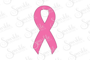 Awareness Ribbon Cut File for Modern Graphics and Crafts