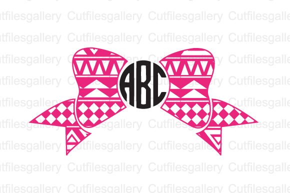 Aztec Monogram Bow: Graphics and Crafts for Modern Publishing