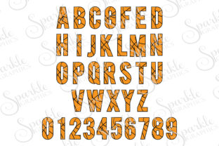 Basketball Font Cut File for Graphics and Crafts