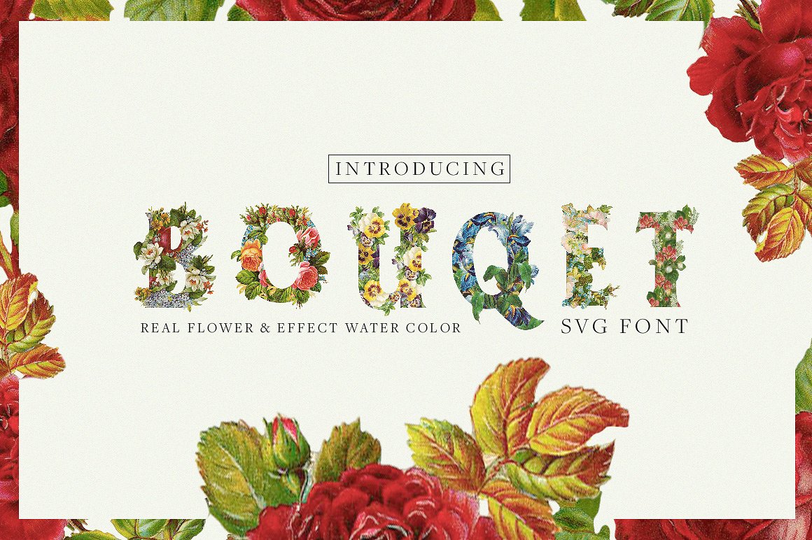 Bouqet Flower Water Color Graphics for Crafts & Content