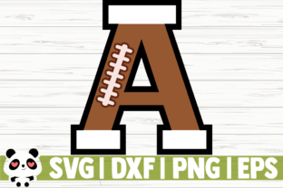 Football Font Letters and Numbers for Graphics and Illustrations