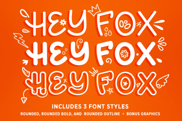 Hey Fox Rounded Font Trio: A Script Amp Fonts Review
