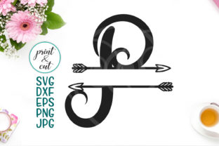 Monogram Letter P: Premium Graphics for Crafts & Branding