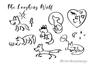 The Laughing Wolf: Graphics and Illustrations for Bold Branding