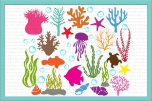 Under the Sea Graphics for Crafts & Branding
